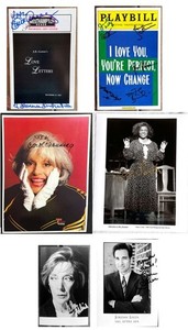 BROADWAY Autographed Lot of 12 Stars - Includes Photo's and Cast Playbills