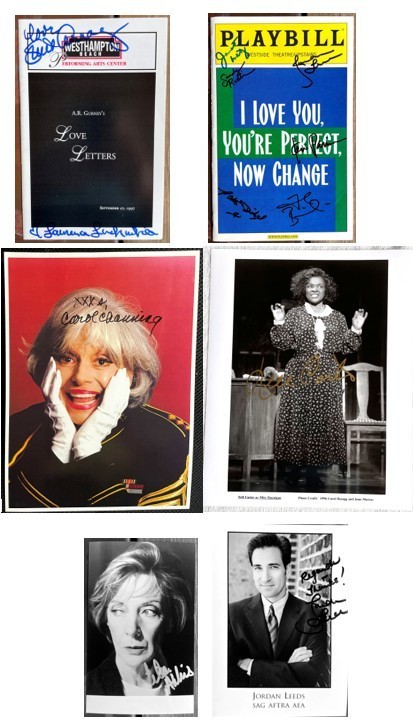 BROADWAY Autographed Lot of 12 Stars - Includes Photo's and Cast Playbills