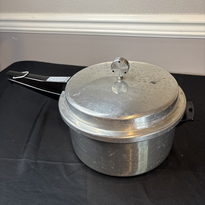 #ad Vintage Mirro Matic 6 Quart Speed Pressure Cooker Canner Aluminum Deluxe M 0296 $29.95