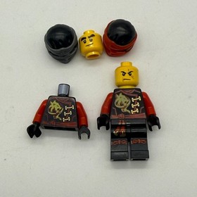 2 LEGO Ninjago Kai Skybound red minifigure 30422 70600 Sold as pictured
