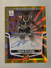 2024-25 Donruss Euroleague Signature Holo Gold Laser Frank Ntilikina Auto /10