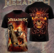 Best price Megadeth Band 3D Tshirt Great Full size