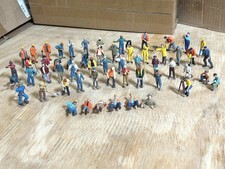 1:50 Scale (O Scale) 56pc Lot Of Diorama Figures, Construction, Mechanics *READ*