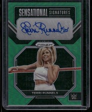 2023 Panini Prizm Terri Runnels Green Auto 