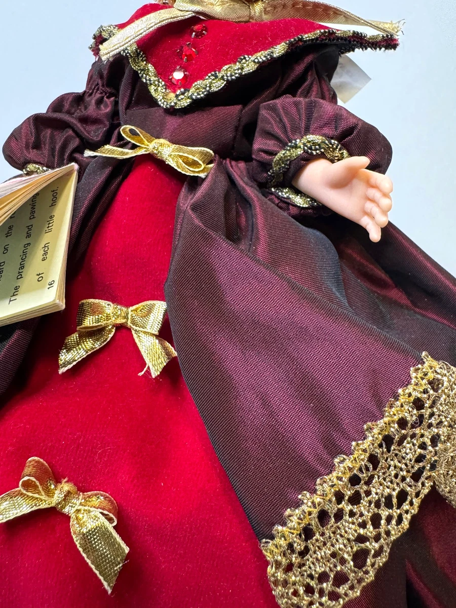 Muñeca Madame Alexander Christmas Caroling #1149 - Libro, vasos y caja