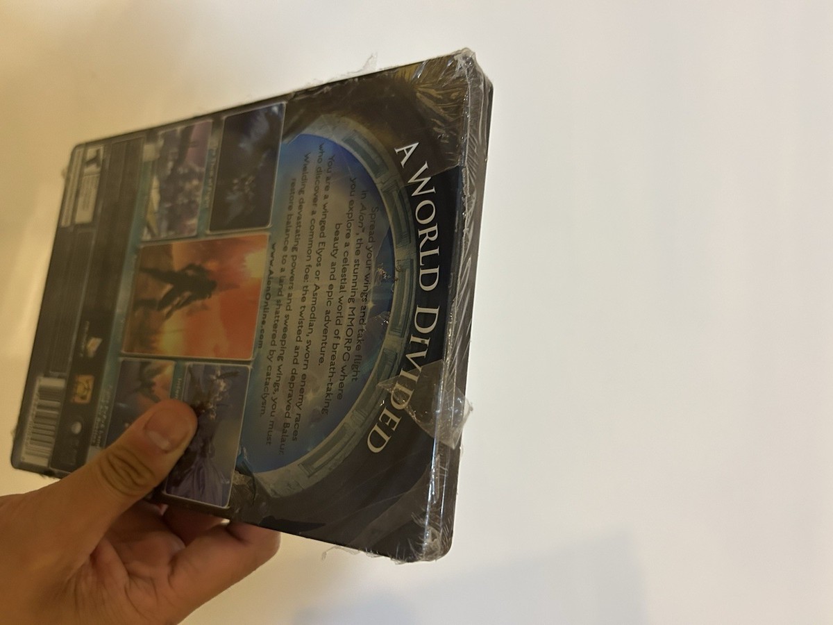 Aion - NEW, PHYSICAL STEELBOOK PC MMORPG, 2009 SEALED SEE IMAGES