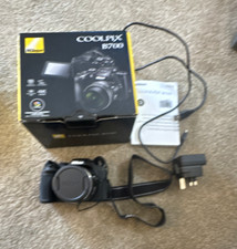 Nikon COOLPIX B700 20.2MP 60x Zoom 3in Black Box Charger Strap Lens Cap