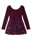 The Children’s Place Girls Maroon Floral Dress Size Large (10-12) NWT — photo 4