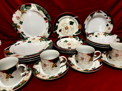 Tienshan Magnolia 20 Piece Set(s) (4 Place Settings) Plates & Bowls & More