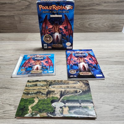 Pool of Radiance: Ruins of Myth Drannor PC Big Box w/ Poster Mint Discs 