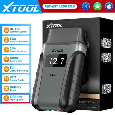 XTOOL A30D KFZ OBD2 Diagnosegerät Bluetooth Scanner Alle Autofunktion Kostenlos