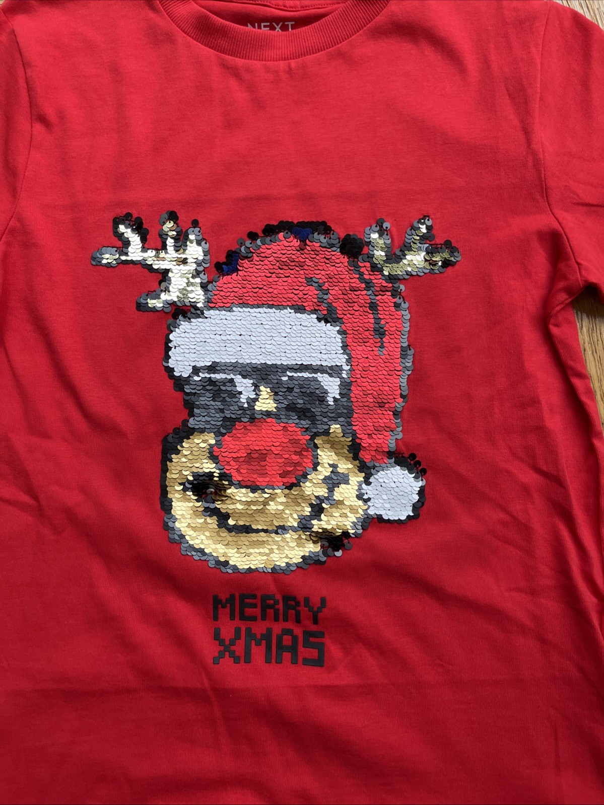Christmas T-shirt, Boys Age 9 image 3