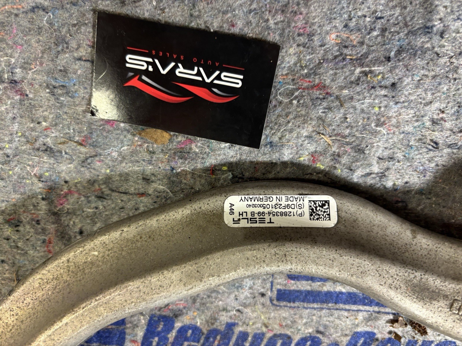 TESLA MODEL 3 Y CONTROL ARM LOWER LEFT FRONT 2022 2023 2024 1288354-99-B OEM