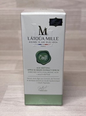Latoua Mille Age-Defying Apple & Grape Extract Serum w Hyaluronic Acid & Peptide