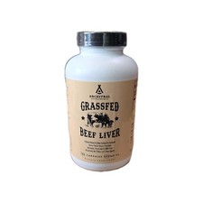 Ancestral Supplements Grass Fed Beef Liver 180Caps Exp 12/27 New Sealed