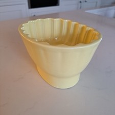 Vintage Pountney & Co Bristol Kitchen Ware ceramic jelly mould mold rose design