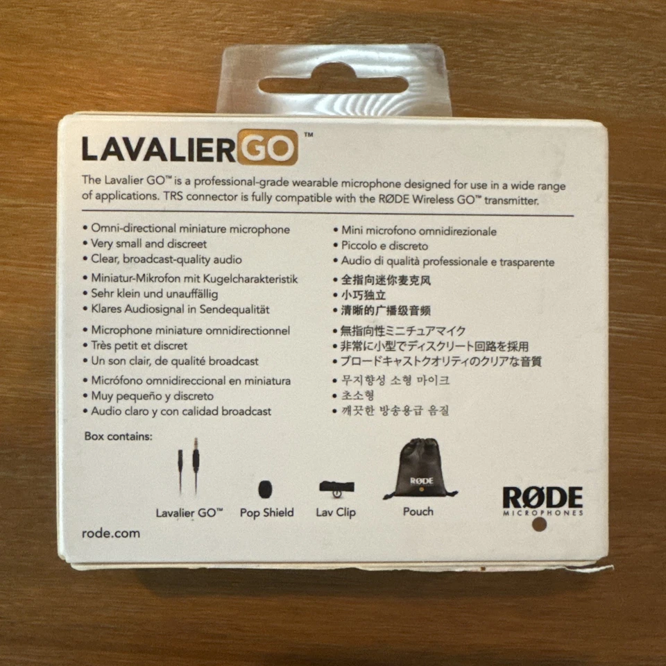 New in Box Rode Wireless GO Plus Compact Wireless Microphone System Sealed Box - Image 2 of 3