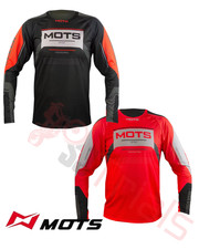 MOTS STEP 8 TRIALS SHIRT BLACK RED MX ENDURO JERSEY MTB TRAIL SMALL MEDIUM LARGE