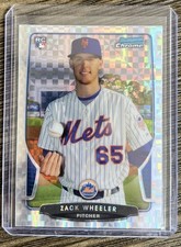 2013 Bowman Chrome Zach Wheeler Xfractor Refractor #49 RC Mets Phillies