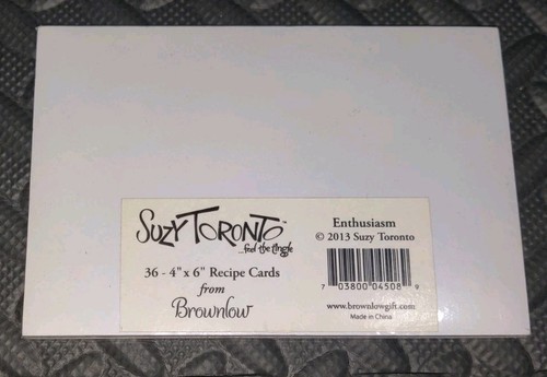 suzy toronto Family recipe cards 36 pack of 4" x 6" brownlow 2013 Unopened - Bild 2 von 2