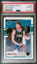 2020 Panini Donruss Lamelo Ball Rated Rookie Signature PSA 10! POP 11! 🔥🏀