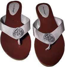 Pierre Dumas Silver TAMI Sandals Size 9 Comfort