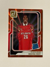 Madina Okot 2026 Panini WNBA Donruss Rated Rookie Red Laser /185 Dream #97