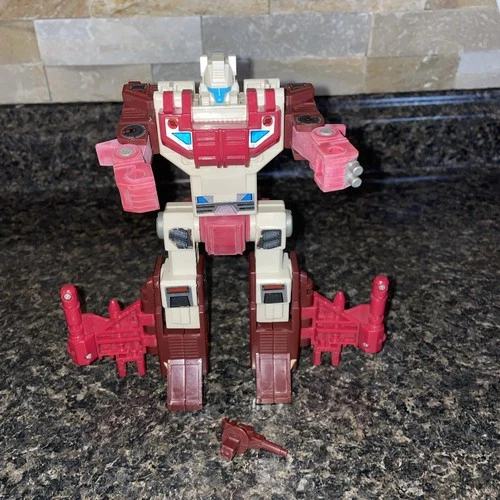 Vintage 1987 Transformers G1 Figure Technobots Computron Scattershot with Gun