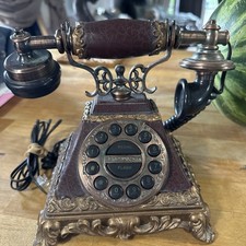 Antique Look Phone Paramount Collection Classic Series Push Button Dial Phone