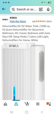 Dehumidifier 95oz