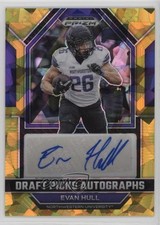 2023 Panini Prizm Draft Picks Gold Ice Evan Hull #DPA-EVH Auto 4r3