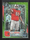 2025 Bowman Chrome University Football Lime Green Mini-Diamond Refractor Francis Mauigoa #29