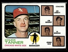 1973 Topps Field Leaders #356 Tanner/Lonnett/Mahoney/Monchak/Sain