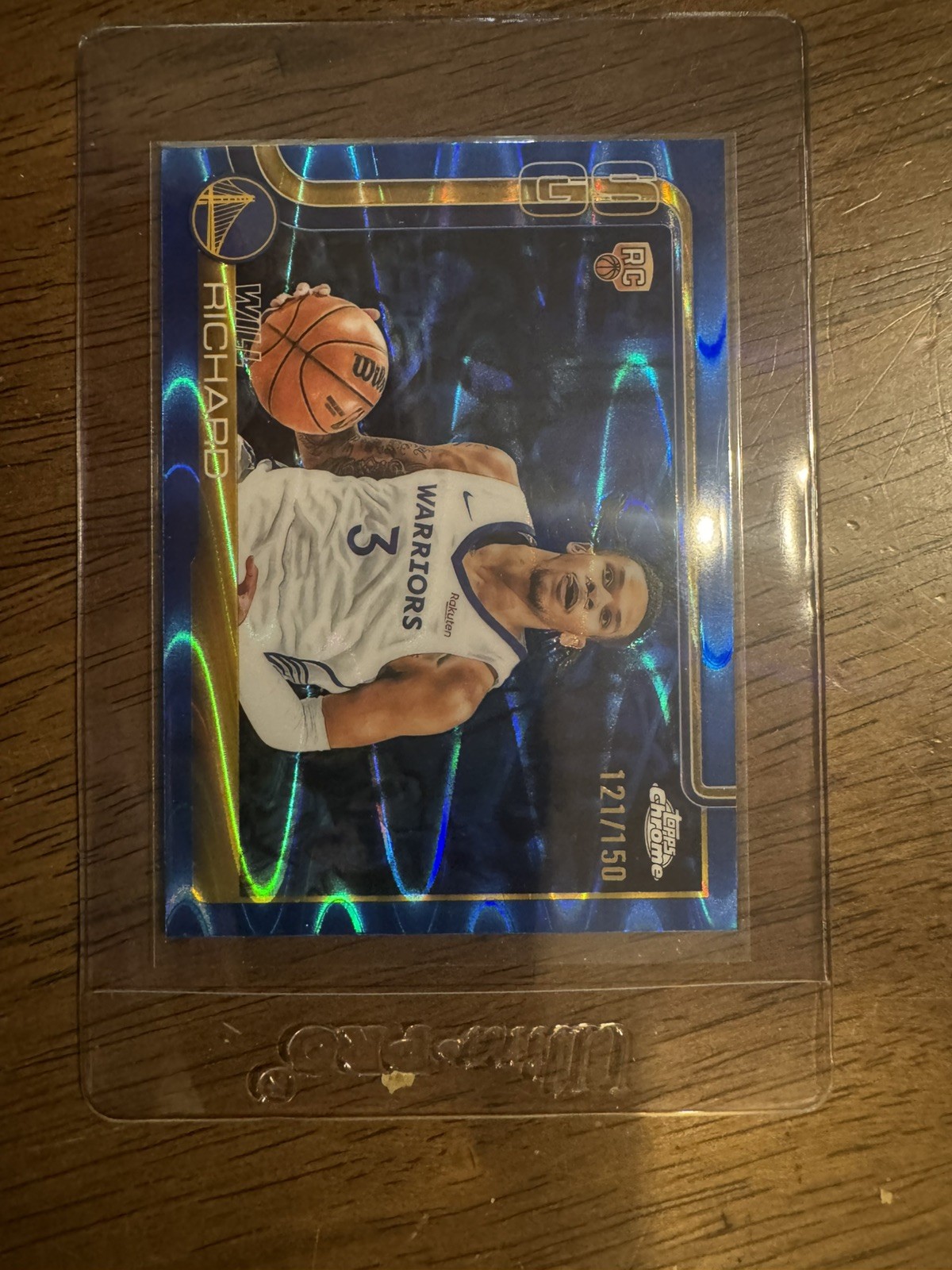 Will Richard Rookie Blue RayWave Refractor #287 2025-26 Topps Chrome (RC) /150