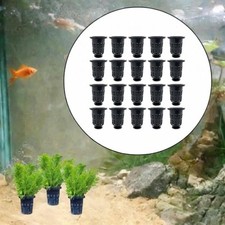 20Pcs Hydroponic Planting Mesh Net Pots with Sponge Round Bucket Basket Indoor 0.41 per sponge
