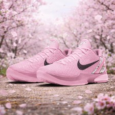 Kobe 6 Protro Cherry Blossom Grinch pink black For MEN Size US 7-12