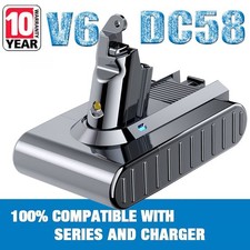 9.0 Ah For Dyson V6 Battery SV03 SV04 SV05 SV08 SV09 DC58 DC59 DC61 Animal 21.6V