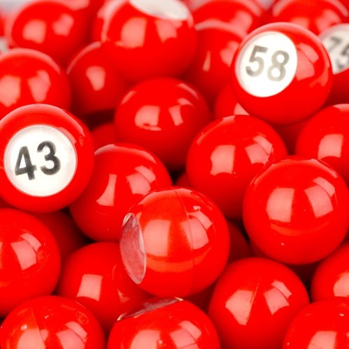 Regal Bingo-Raffle Balls Premium Red Calling Balls with Easy Read Window 7/8 ... - Picture 5 of 6
