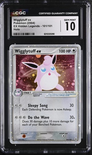 Wigglytuff ex graded CGC 10 for sale on eBay