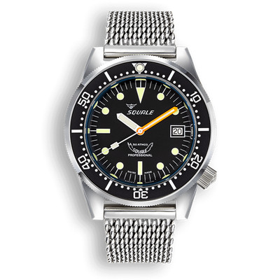 Squale Sub Professional 500 MT Classic Stahlarmband Uhr 1521CL.ME20