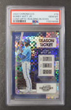 2022 Chronicles Contenders Optic Building Blocks Bobby Witt Jr RC  PSA 10 MP