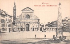 ITALY FLORENCE FACADE OF THE CHURCH OF SANTA MARIA NOVELLA