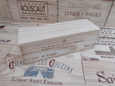 Weinkiste Kiste aus Holz ~ Chateau Haut-Brion ~ Einzelflaschengröße Original