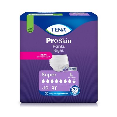 TENA Pants Night Super Inkontinenzhose Einweghose für die Nacht unisex