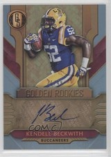 2017 Gold Standard Golden Rookies Platinum 31/49 Kendell Beckwith Auto 0c2