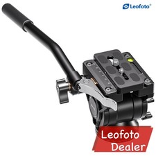 Leofoto BV-10L Lever-Release Clamp Fluid Video Head with Arca Plate