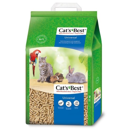 ✅Cat's Best Universal Hygiene Litter Pellets 20L Natural Plant Fibre Small Pets✅ - Picture 3 of 12