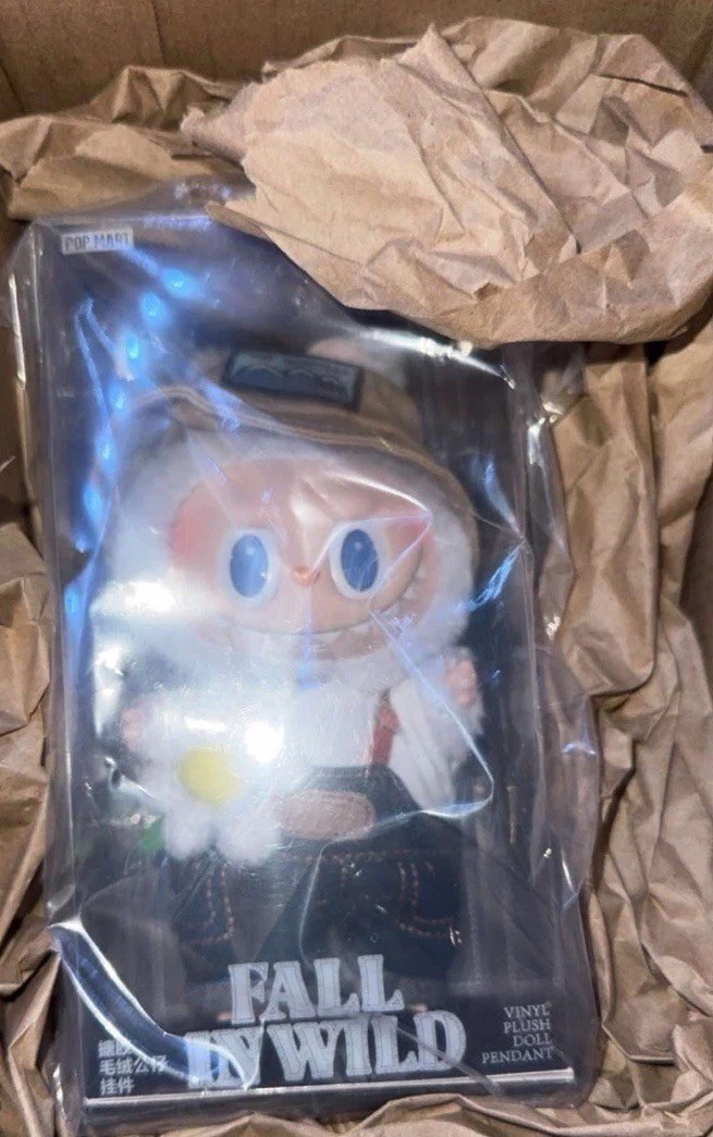 Pop Mart Labubu Fall in Wild Series Vinyl Plush Doll Pendant