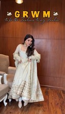 Indian Bollywood Anarkali Bridal Heavy Salwar Designer Suit Dress Ethnic Gown