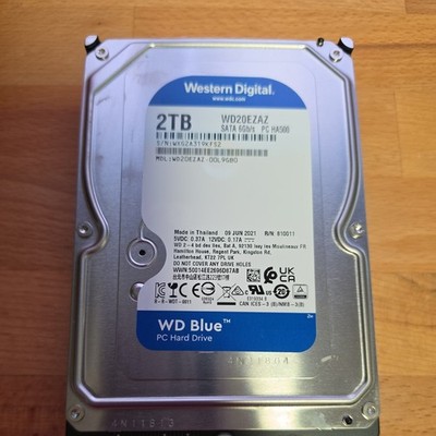 Western Digital Blue (5400 RPM, 3,5 Zoll, SATA III, 256MB Cache) 2TB